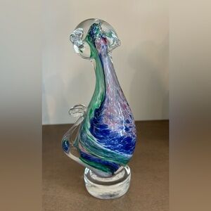Murano Blown Art Glass Cat